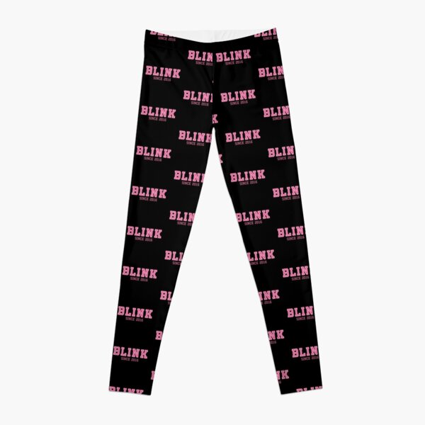 Women's leggings PLR054 - black/pink