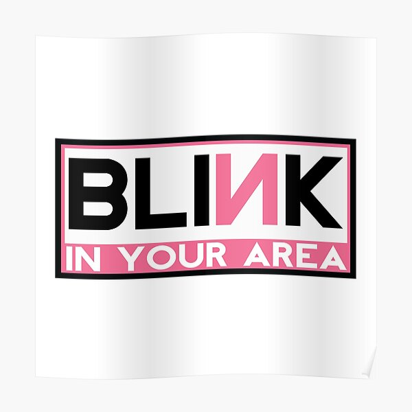 BLACKPINK - BLINK IN YOUR AREA Poster RB0401 product Offical blackpink Merch