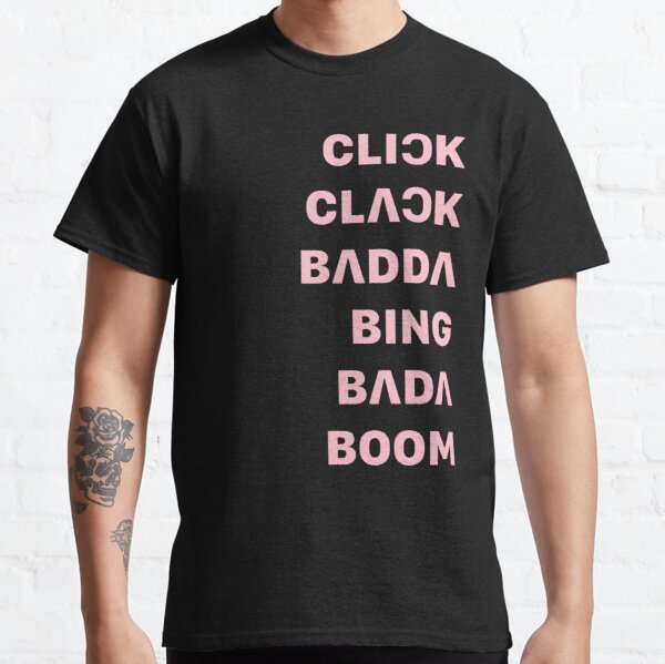 BLACKPINK Click Clack Classic T-Shirt RB0401 product Offical blackpink Merch