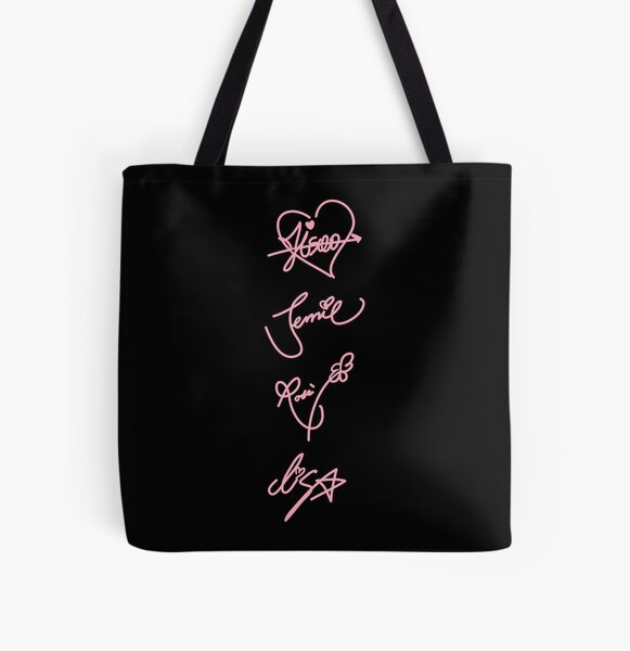 BLACKPINK SIGNATURES All Over Print Tote Bag RB0401 product Offical blackpink Merch