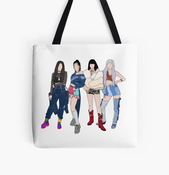 BLACKPINK HOW YOU LIKE THAT All Over Print Tote Bag RB0401 product Offical blackpink Merch