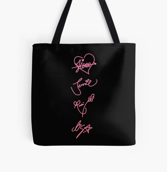 BLACKPINK SIGNATURES  All Over Print Tote Bag RB0401 product Offical blackpink Merch