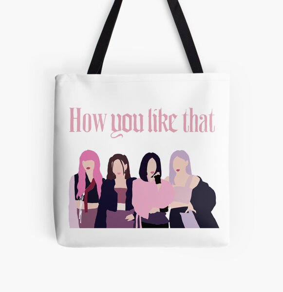 How you like that Blackpink Silhouette All Over Print Tote Bag RB0401 product Offical blackpink Merch