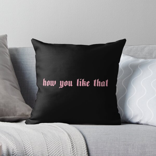 Blackpink How You Like That Masks Throw Pillow RB0401 product Offical blackpink Merch