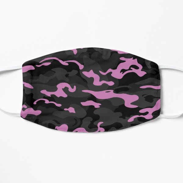 Camo Style - Black Pink Flat Mask RB0401 product Offical blackpink Merch